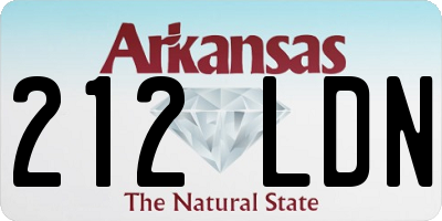 AR license plate 212LDN