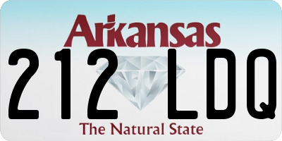 AR license plate 212LDQ