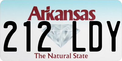 AR license plate 212LDY