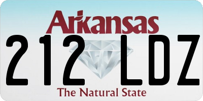 AR license plate 212LDZ