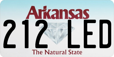 AR license plate 212LED