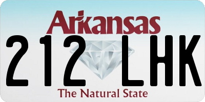 AR license plate 212LHK