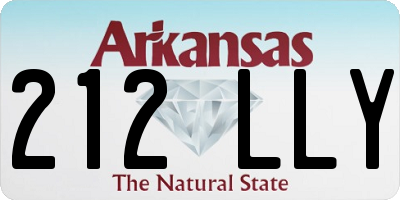 AR license plate 212LLY