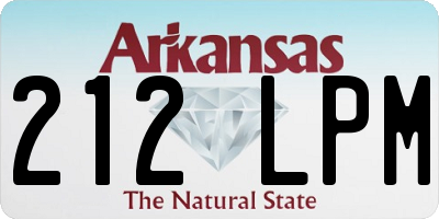 AR license plate 212LPM