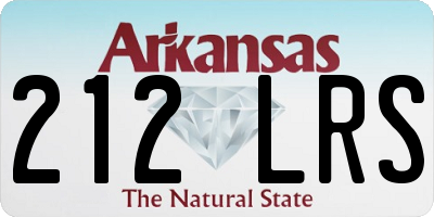 AR license plate 212LRS