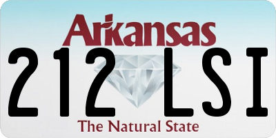 AR license plate 212LSI