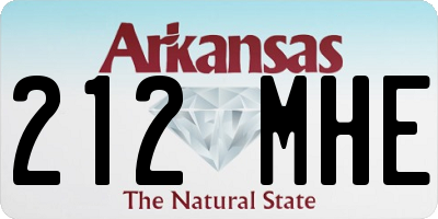 AR license plate 212MHE