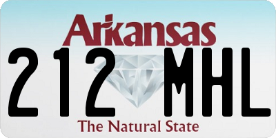 AR license plate 212MHL