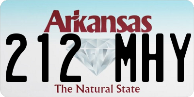 AR license plate 212MHY