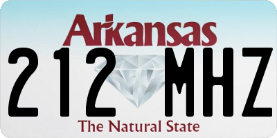 AR license plate 212MHZ