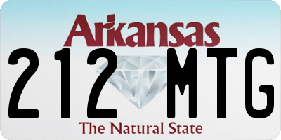 AR license plate 212MTG