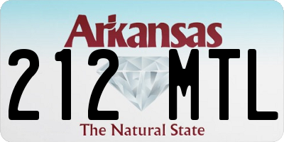 AR license plate 212MTL