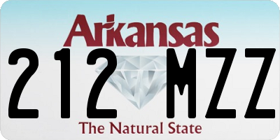 AR license plate 212MZZ