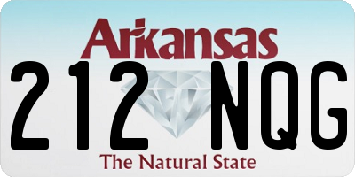 AR license plate 212NQG