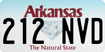 AR license plate 212NVD
