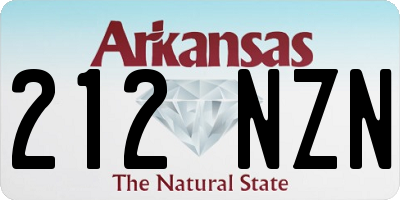 AR license plate 212NZN