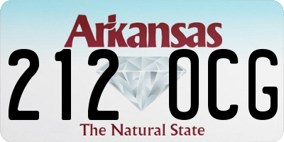 AR license plate 212OCG