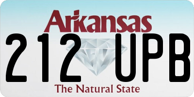 AR license plate 212UPB