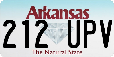 AR license plate 212UPV