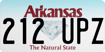 AR license plate 212UPZ