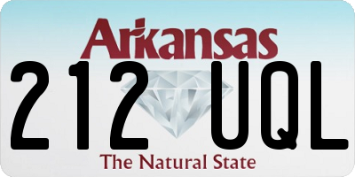 AR license plate 212UQL