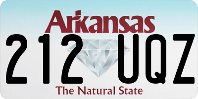 AR license plate 212UQZ