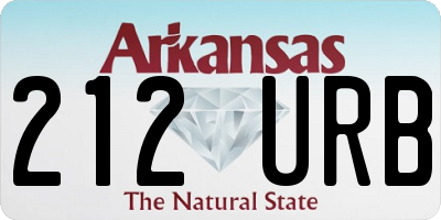 AR license plate 212URB