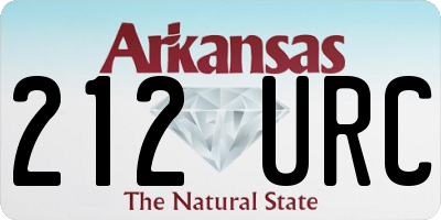 AR license plate 212URC