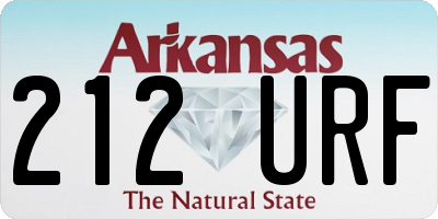 AR license plate 212URF