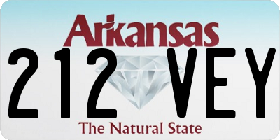 AR license plate 212VEY
