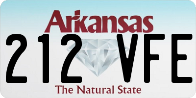 AR license plate 212VFE