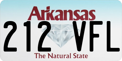 AR license plate 212VFL