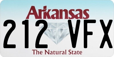 AR license plate 212VFX
