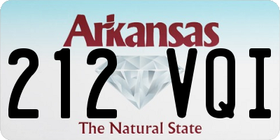 AR license plate 212VQI