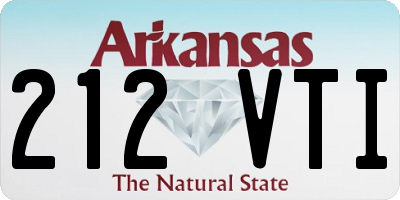 AR license plate 212VTI