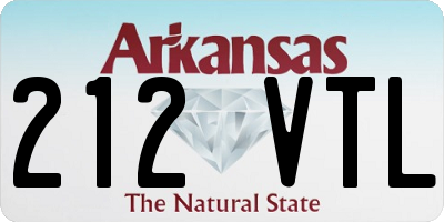AR license plate 212VTL