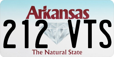AR license plate 212VTS