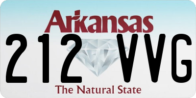 AR license plate 212VVG