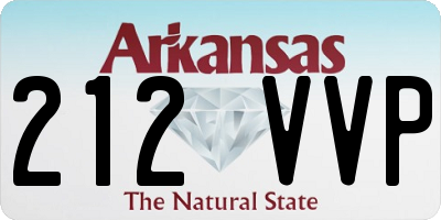 AR license plate 212VVP