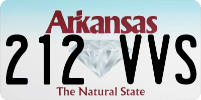 AR license plate 212VVS