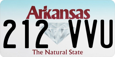 AR license plate 212VVU