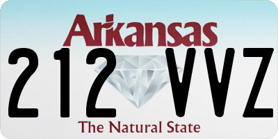 AR license plate 212VVZ