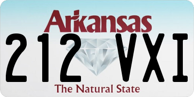 AR license plate 212VXI