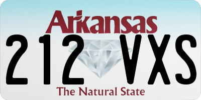 AR license plate 212VXS