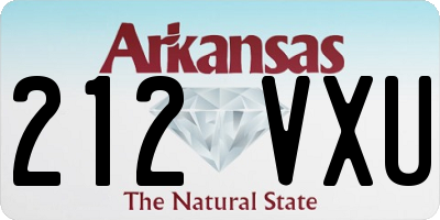 AR license plate 212VXU