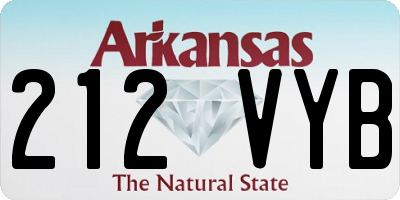 AR license plate 212VYB