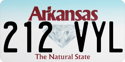 AR license plate 212VYL