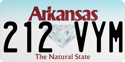 AR license plate 212VYM