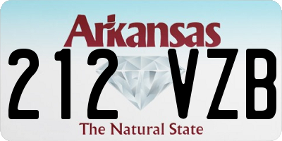 AR license plate 212VZB
