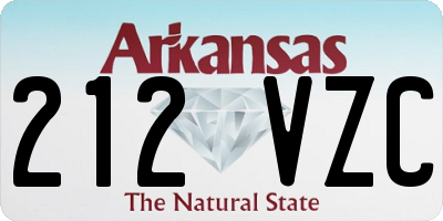 AR license plate 212VZC